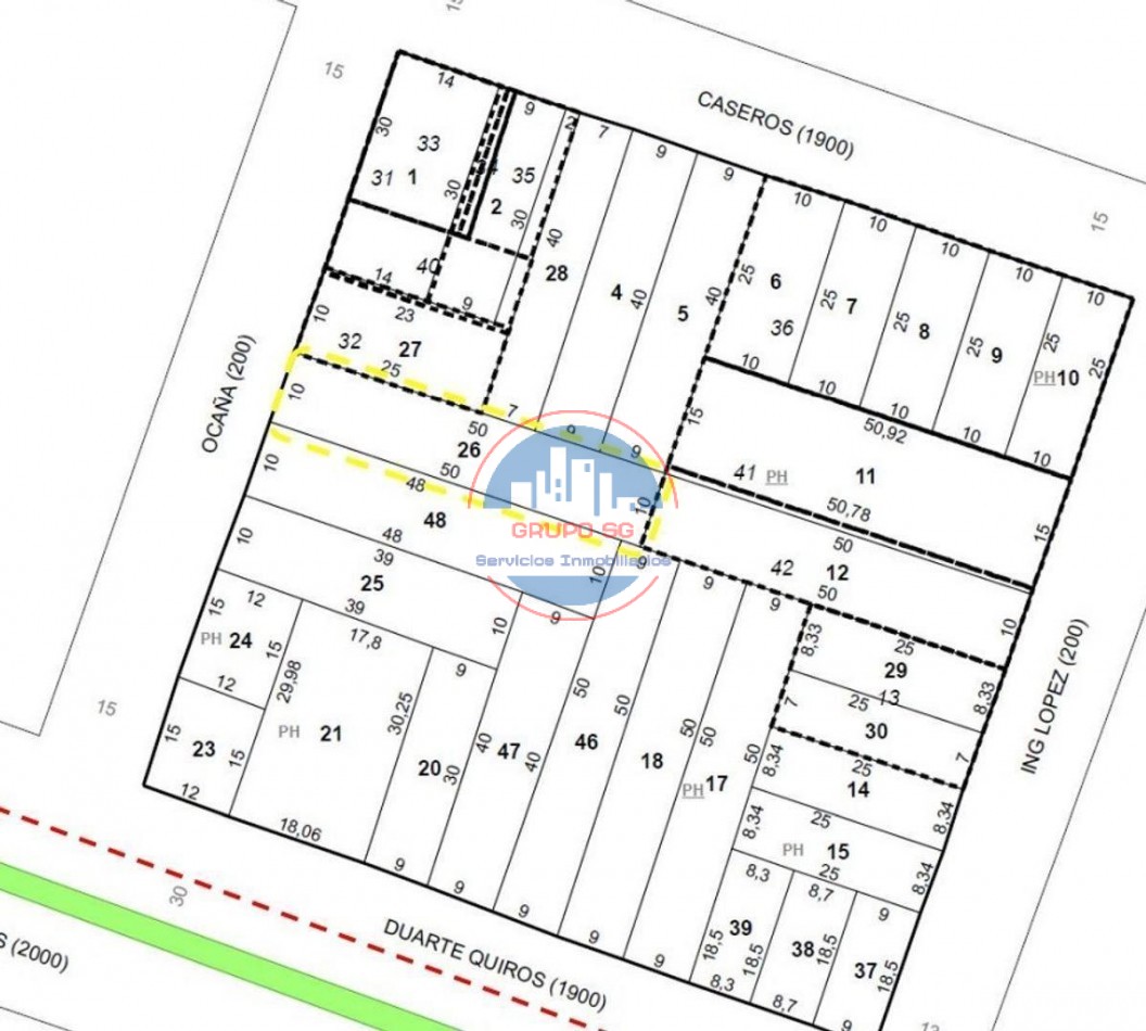 VENDO TERRENO PARA IMPORTANTE DESARROLLO - ALBERDI. OPORTUNIDAD!