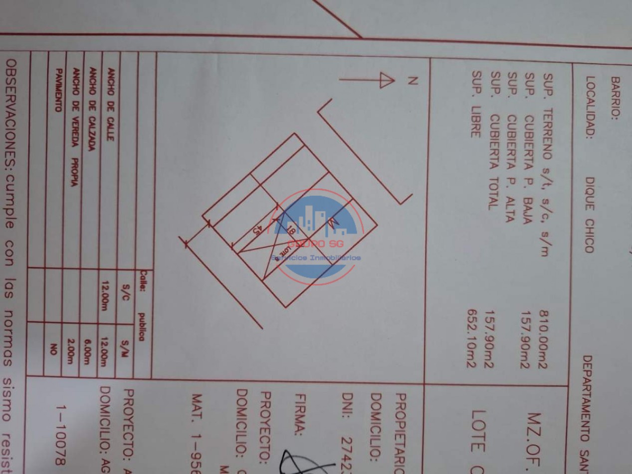VENDO CASA DE 3 DORMITORIOS EN DIQUE CHICO - CORDOBA - APTO CREDITO